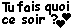 alors tu fais quoi ce soir ??